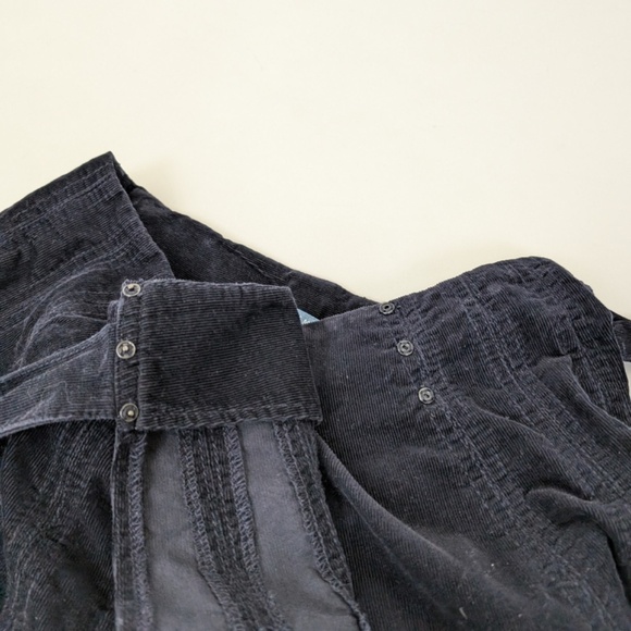 Corduroy Panelled Skirt Mini Midi Smart Set Fit Flare Circle Full A-Line Skater - Picture 8 of 13